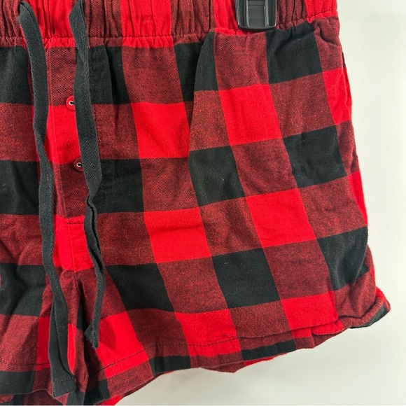 Stars Above Buffalo Plaid Sleep Shorts - Picture 2 of 4